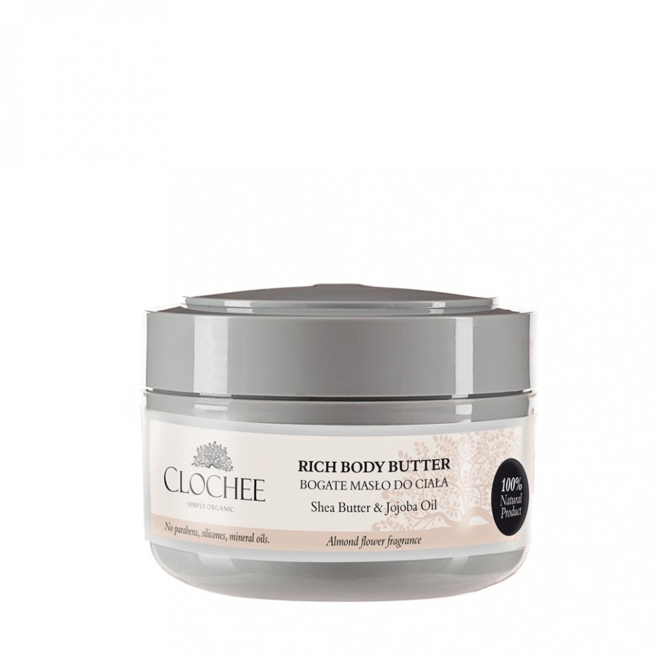 Clochee - Beurre riche pour le corps - aux amandes fleuries 250 ml